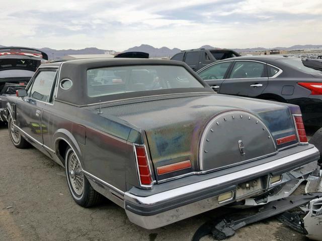 1MRBP95F6BY610850 - 1981 LINCOLN MARK VI GRAY photo 3