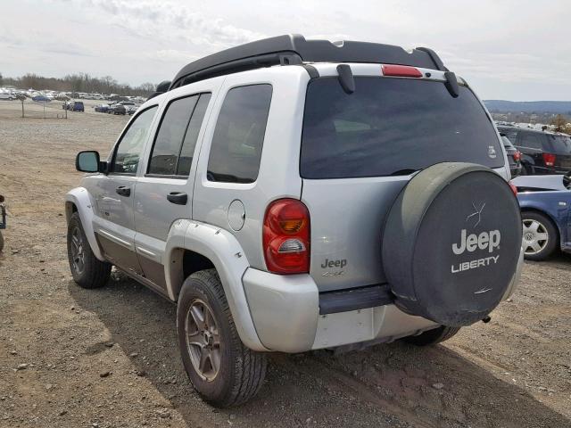 1J4GL38K53W506657 - 2003 JEEP LIBERTY RE SILVER photo 3