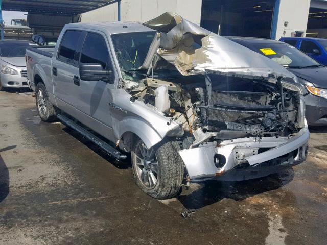 1FTFW1CF2EKG48739 - 2014 FORD F150 SUPER SILVER photo 1