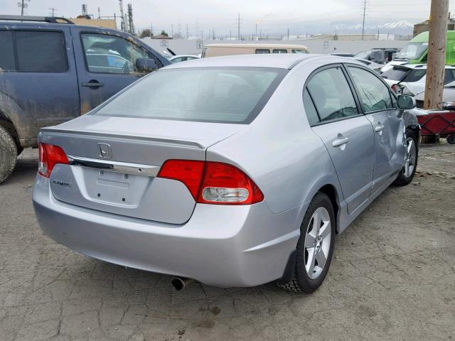 2HGFA16629H332959 - 2009 HONDA CIVIC LX-S SILVER photo 4