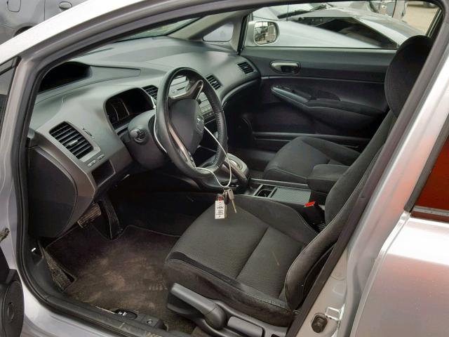 2HGFA16629H332959 - 2009 HONDA CIVIC LX-S SILVER photo 5