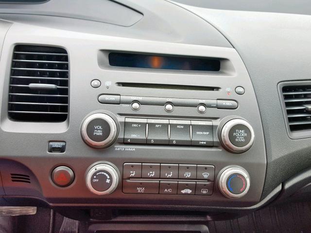 2HGFA16629H332959 - 2009 HONDA CIVIC LX-S SILVER photo 9