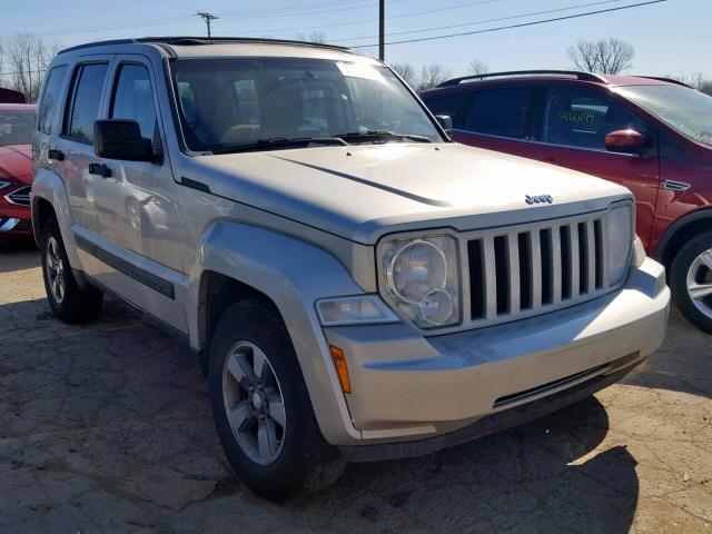 1J8GN28K88W224653 - 2008 JEEP LIBERTY SP SILVER photo 1