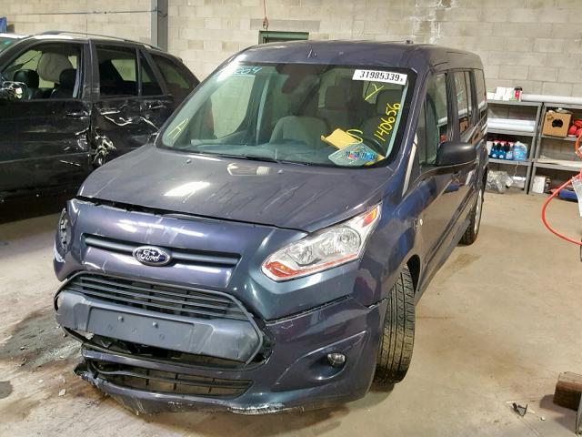 NM0GS9F73E1140656 - 2014 FORD TRANSIT CO BLUE photo 2