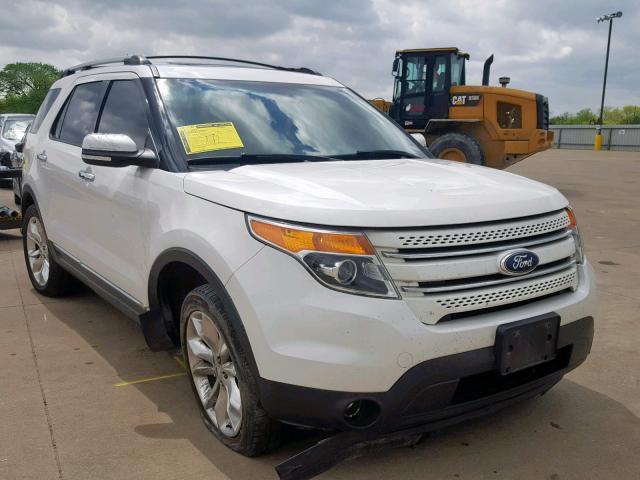 1FM5K7F85FGA02988 - 2015 FORD EXPLORER L WHITE photo 1