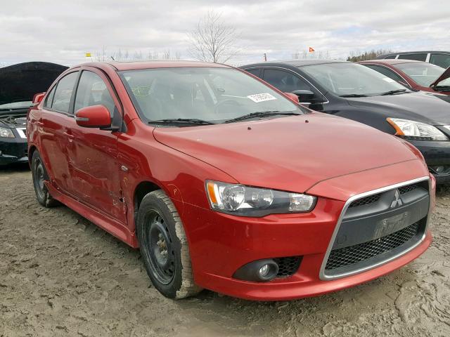 JA32U2FU2FU604054 - 2015 MITSUBISHI LANCER ES RED photo 1