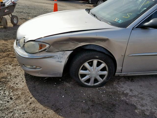 2G4WD582161181068 - 2006 BUICK LACROSSE C GRAY photo 9