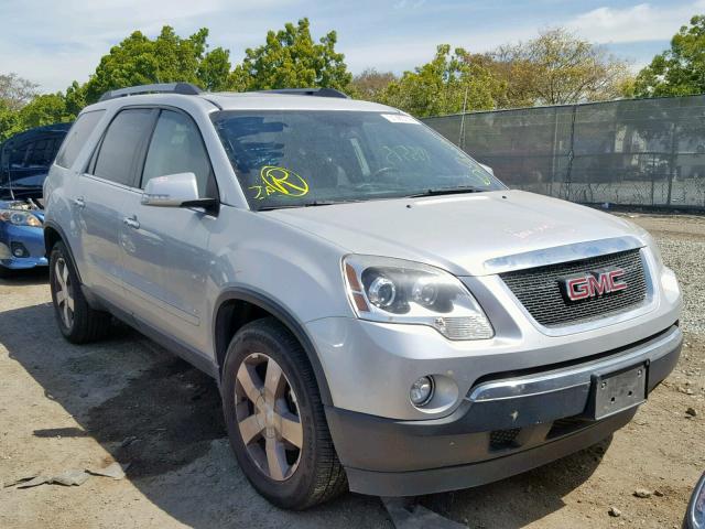 1GKKRSED5BJ100358 - 2011 GMC ACADIA SLT SILVER photo 1