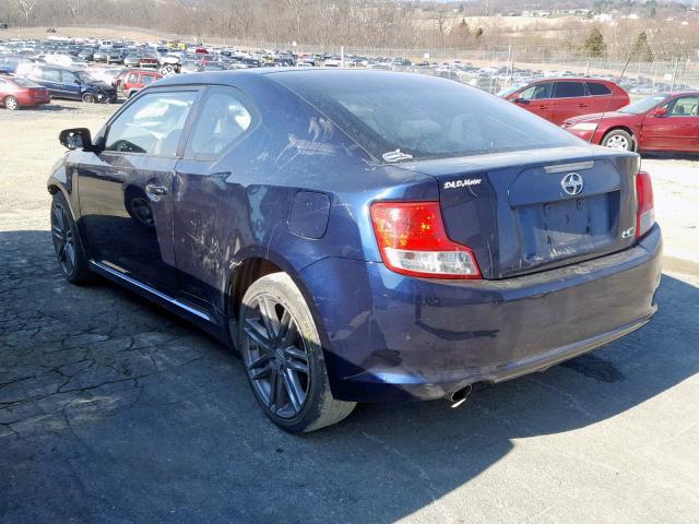 JTKJF5C79C3029467 - 2012 TOYOTA SCION TC BLUE photo 3