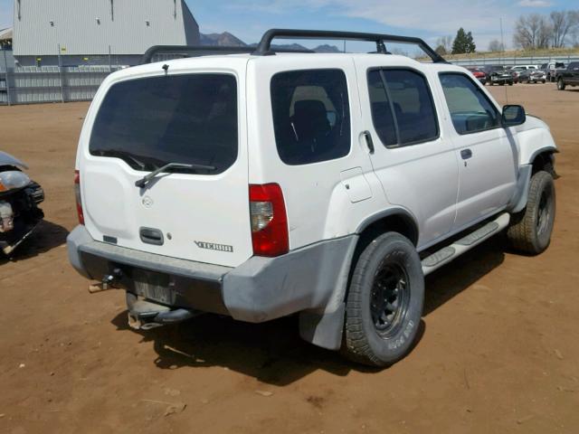 5N1ED28Y4YC562652 - 2000 NISSAN XTERRA XE WHITE photo 4