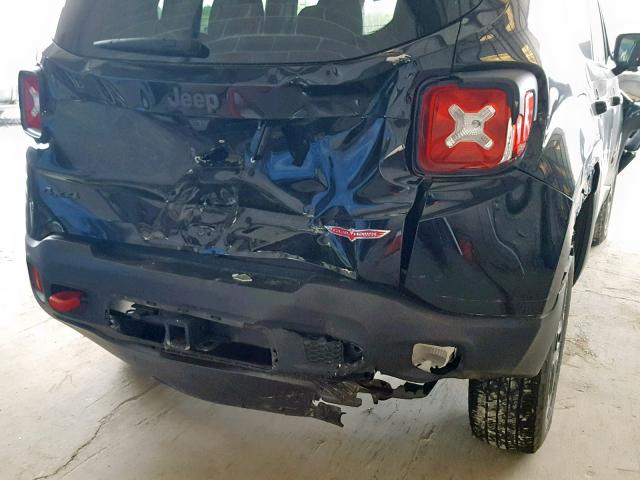 ZACCJBCT2GPC84084 - 2016 JEEP RENEGADE T BLACK photo 9