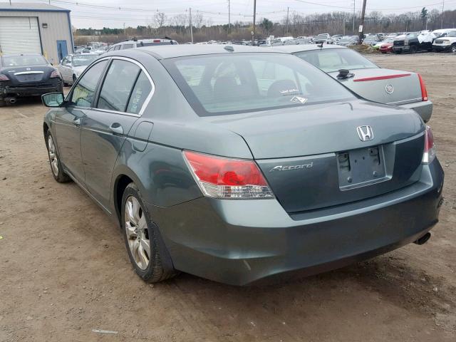 1HGCP268X8A065656 - 2008 HONDA ACCORD EXL GREEN photo 3