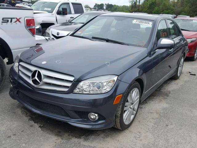 WDDGF54XX8R017029 - 2008 MERCEDES-BENZ C300 GRAY photo 2