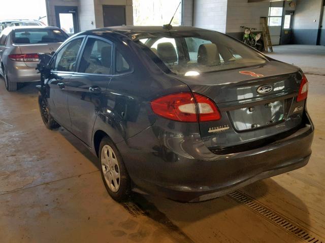 3FADP4AJ4BM147746 - 2011 FORD FIESTA S GRAY photo 3