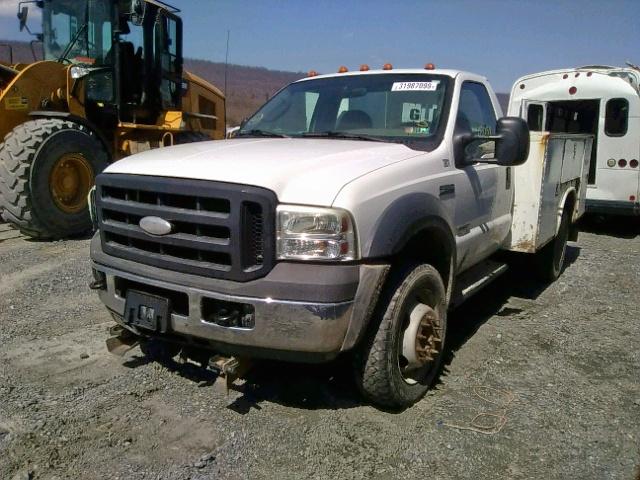 1FDXF47P96EC46432 - 2006 FORD F450 SUPER WHITE photo 2