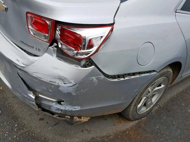 1G11B5SL1EF246586 - 2014 CHEVROLET MALIBU LS SILVER photo 9