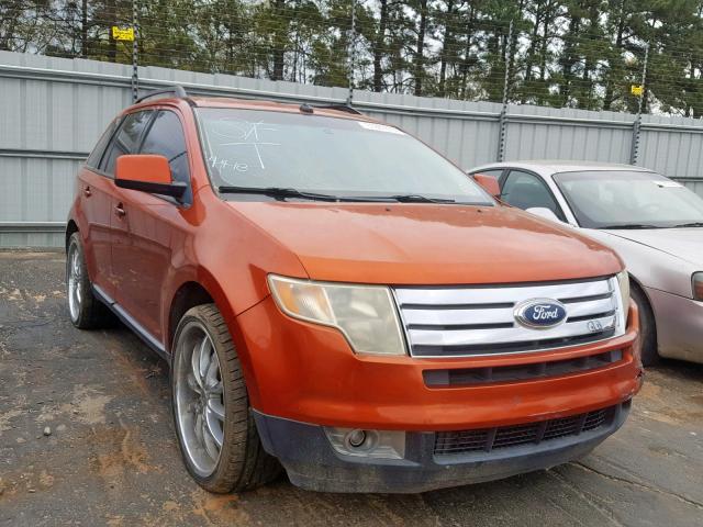 2FMDK38C27BA78361 - 2007 FORD EDGE SEL ORANGE photo 1