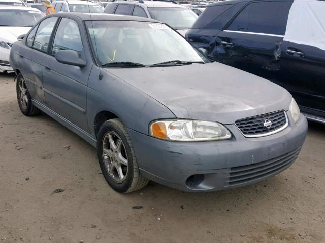 3N1BB51D41L125625 - 2001 NISSAN SENTRA SE GRAY photo 1