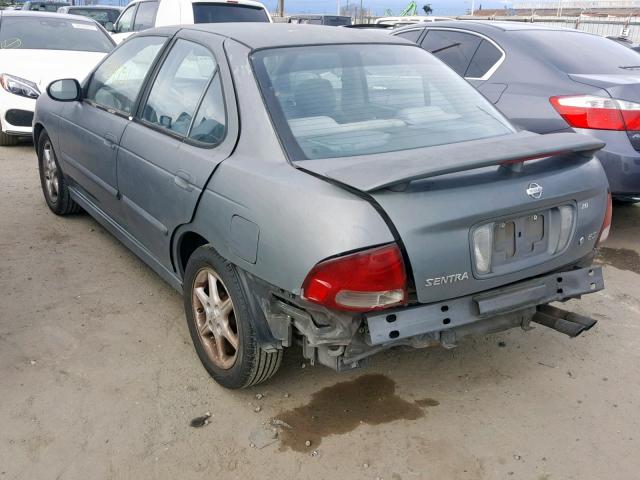 3N1BB51D41L125625 - 2001 NISSAN SENTRA SE GRAY photo 3