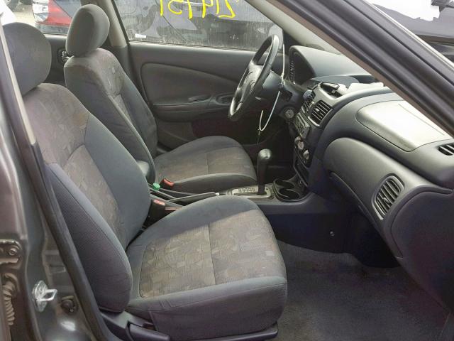 3N1BB51D41L125625 - 2001 NISSAN SENTRA SE GRAY photo 5