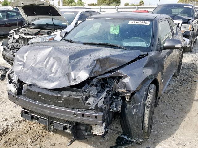 JTKJF5C72FJ010730 - 2015 TOYOTA SCION TC ნაცრისფერი ფოტო 2
