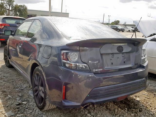 JTKJF5C72FJ010730 - 2015 TOYOTA SCION TC ნაცრისფერი ფოტო 3