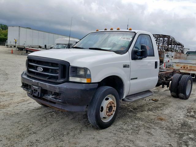 1FDXF46F83EB13441 - 2003 FORD F450 SUPER WHITE photo 2