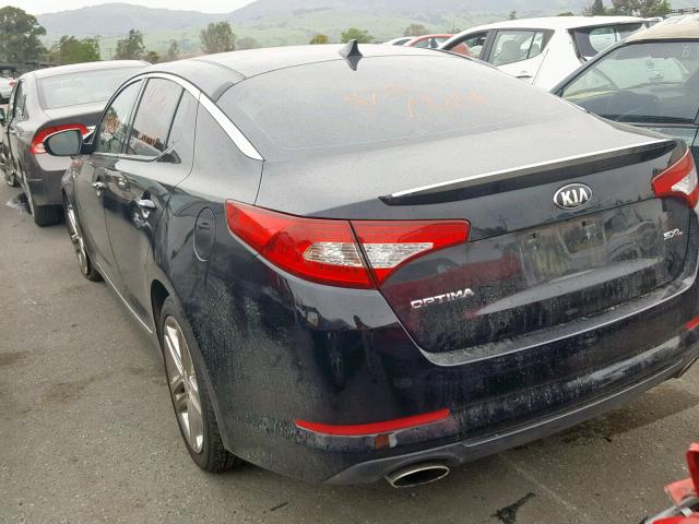 5XXGR4A6XDG117717 - 2013 KIA OPTIMA SX BLACK photo 3