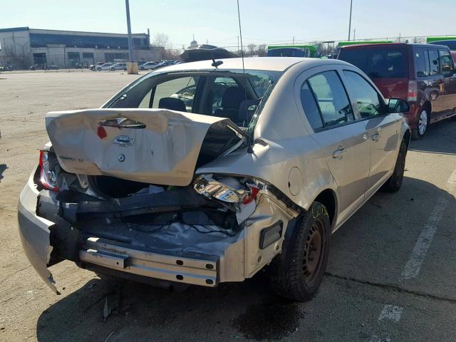 1G1AL58H097122597 - 2009 CHEVROLET COBALT LT BEIGE photo 4