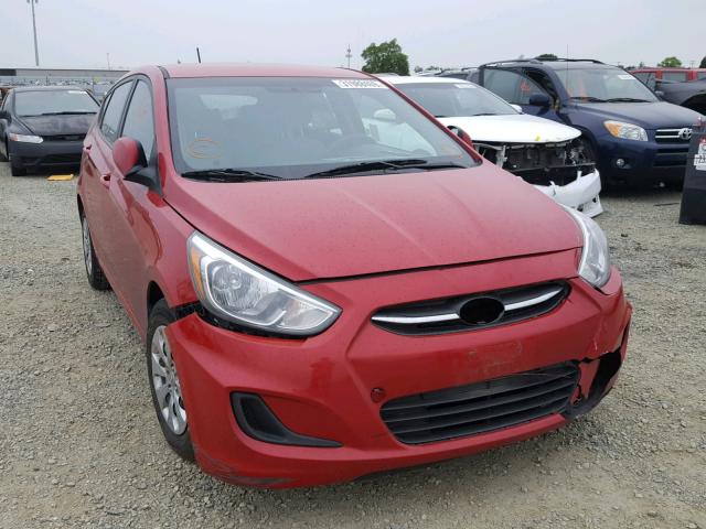 KMHCT5AE2HU316947 - 2017 HYUNDAI ACCENT SE RED photo 1