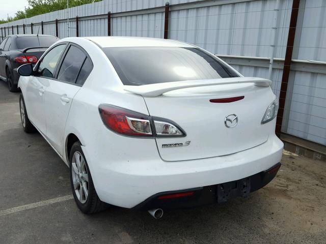 JM1BL1SG2A1218176 - 2010 MAZDA 3 I WHITE photo 3