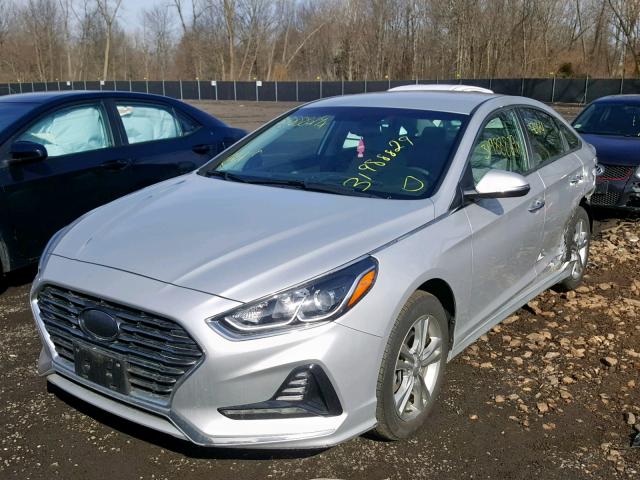 5NPE34AF3JH615301 - 2018 HYUNDAI SONATA SPO SILVER photo 2