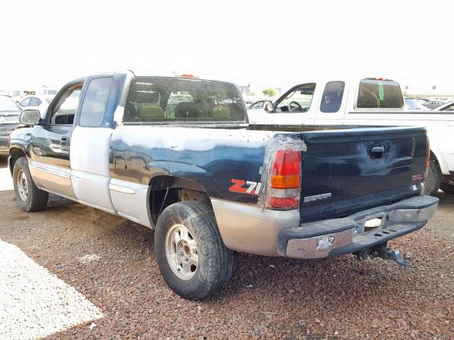 1GTEK19T4YE152462 - 2000 GMC NEW SIERRA BLACK photo 3