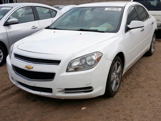 1G1ZD5EU7CF298674 - 2012 CHEVROLET MALIBU 2LT WHITE photo 2