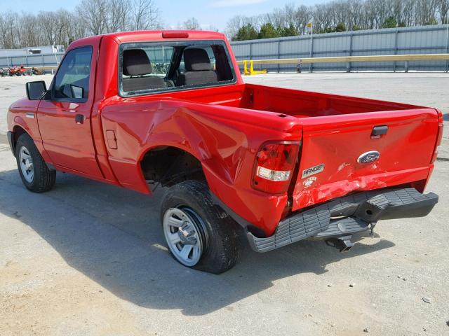 1FTKR1AD5BPA04724 - 2011 FORD RANGER RED photo 3