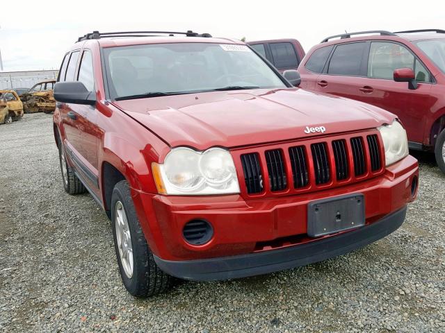 1J4GR48K05C543057 - 2005 JEEP GRAND CHER RED photo 1