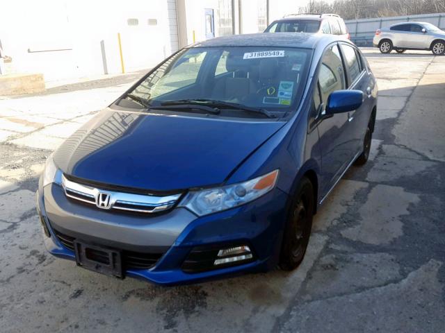 JHMZE2H33CS005364 - 2012 HONDA INSIGHT BLUE photo 2