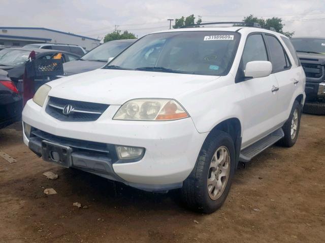 2HNYD18802H538682 - 2002 ACURA MDX TOURIN WHITE photo 2