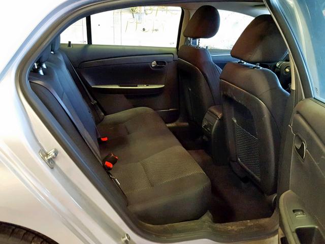 1G1ZC5E08CF103617 - 2012 CHEVROLET MALIBU 1LT SILVER photo 6