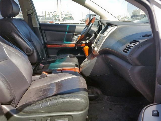 JTJGW31U582851515 - 2008 LEXUS RX 400H SILVER photo 5