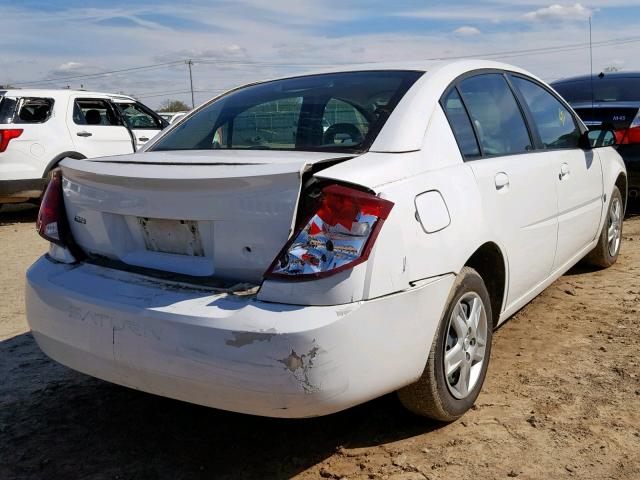 1G8AJ55F57Z113194 - 2007 SATURN ION LEVEL WHITE photo 4