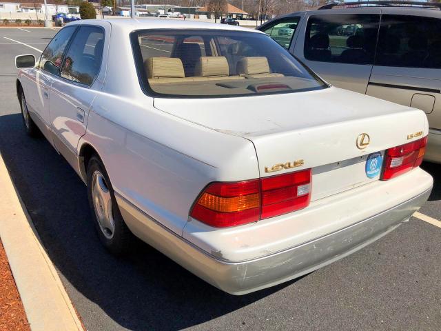 JT8BH28F2X0165630 - 1999 LEXUS LS 400 WHITE photo 2