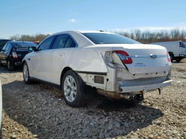 1FAHP2EW0CG112063 - 2012 FORD TAURUS SEL WHITE photo 3