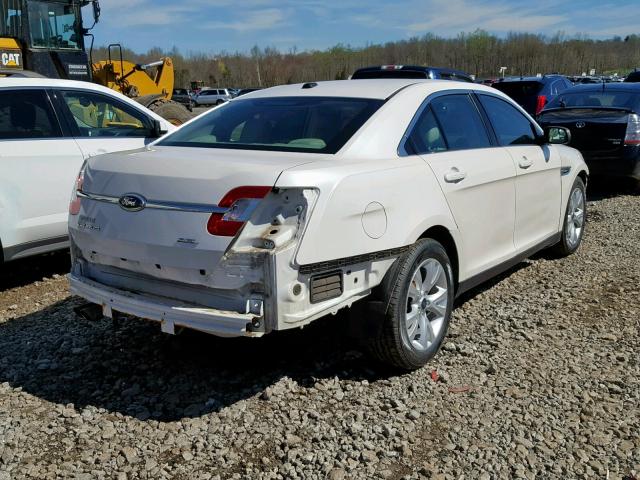 1FAHP2EW0CG112063 - 2012 FORD TAURUS SEL WHITE photo 4