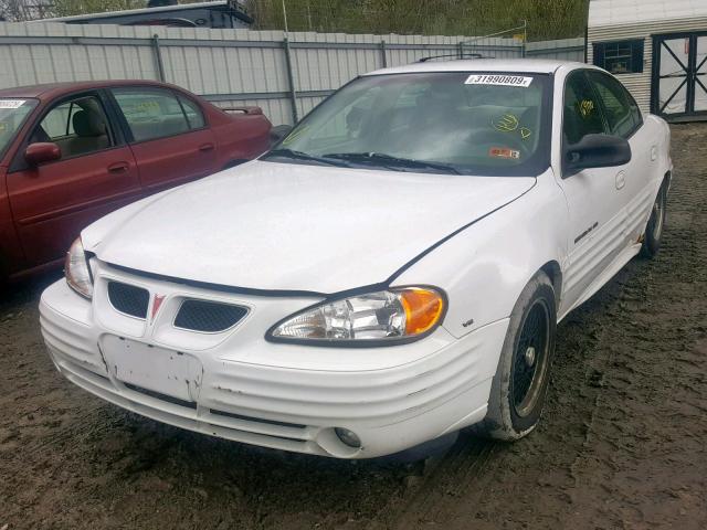 1G2NG52E6YC508270 - 2000 PONTIAC GRAND AM S WHITE photo 2