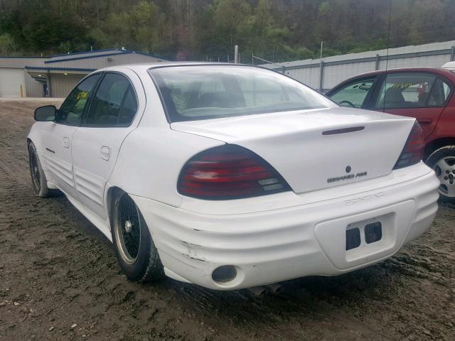 1G2NG52E6YC508270 - 2000 PONTIAC GRAND AM S WHITE photo 3