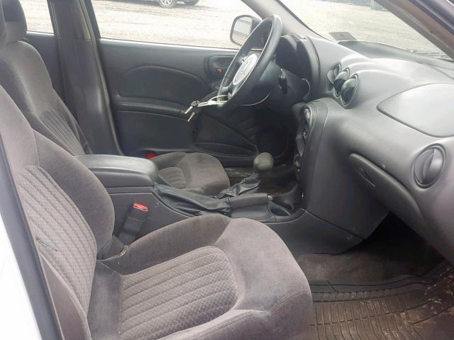 1G2NG52E6YC508270 - 2000 PONTIAC GRAND AM S WHITE photo 5