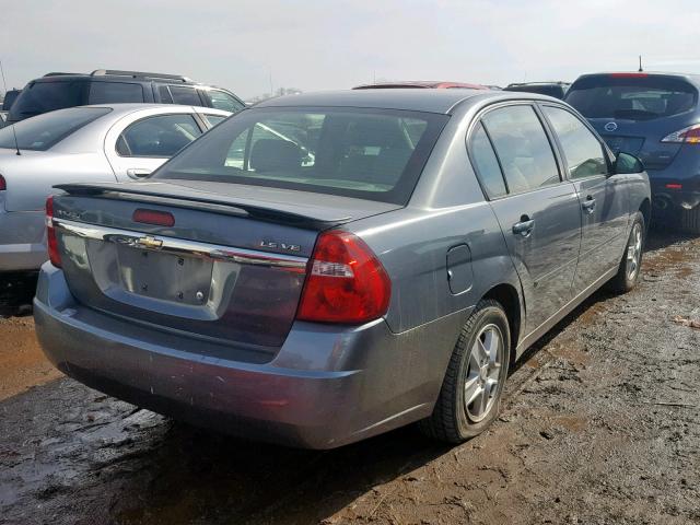 1G1ZT54855F290034 - 2005 CHEVROLET MALIBU LS GRAY photo 4