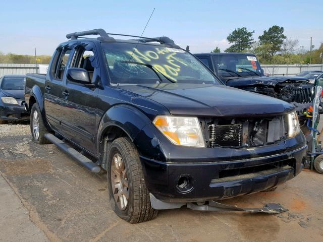 1N6AD07U47C452539 - 2007 NISSAN FRONTIER C BLACK photo 1