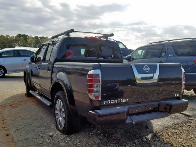 1N6AD07U47C452539 - 2007 NISSAN FRONTIER C BLACK photo 3